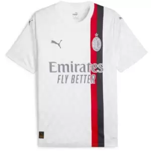 Puma AC Milan Away Shirt 2023 2024 Adults - White