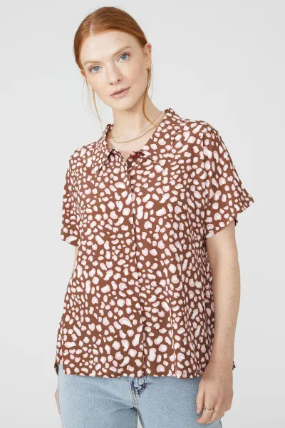 Printed Short Sleeve Shirt