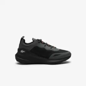 Mens Lacoste Active 4851 Textile Trainers Size 8 UK Black