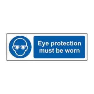 Eye Protection Must Be Worn - Sav (600 x 200mm)