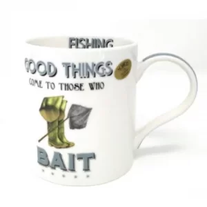 Fishing Fine China Mug By Lesser & Pavey