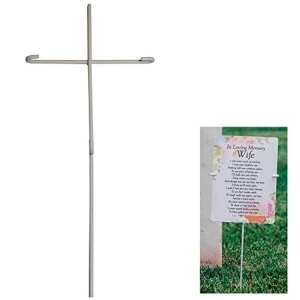 Thoughts Of You Graveside Memorial Card Spike