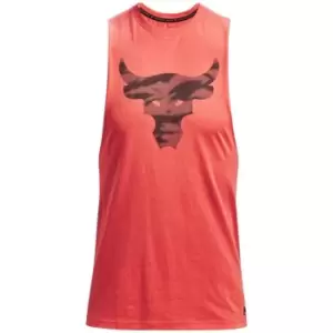 Under Armour Project Rock Bull Tank Top Mens - Red