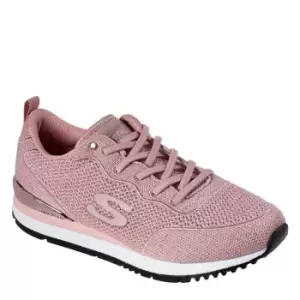 Skechers Knit W Mylar Fleck Bungee Slip - Pink