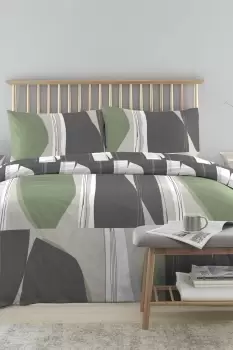 'Torne' Sustainable Range Oversize Abstract Print Duvet Cover Set