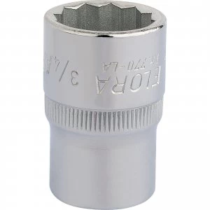 Elora 1/2" Drive Bi Hexagon Socket Imperial 1/2" 3/4"