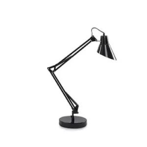 Sally 1 Light Desk Lamp Black, E27