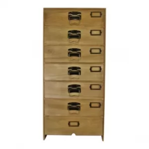 Tall Wooden Chest of Drawers