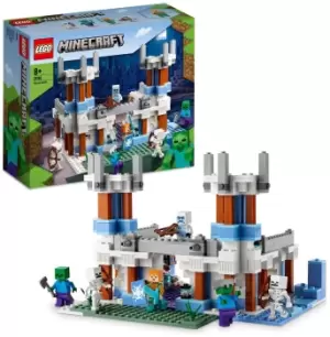 LEGO Minecraft The Ice Castle Toy with Zombie Figures 21186