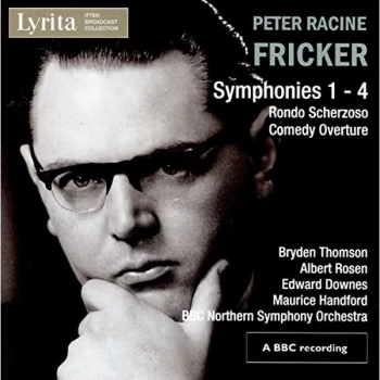 BBC Northern Symphony Orchestra - Peter Racine Fricker: Symphonies 1-4/Rondo Scherzoso/... CD