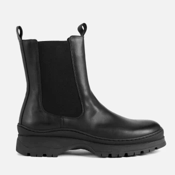 Ted Baker Mens Akeeno Leather Chelsea Boots - Black - UK 10