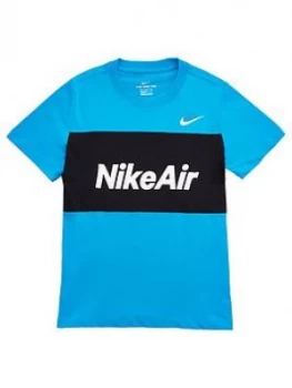 Nike Older Boys Air T-Shirt - Blue/Black