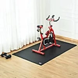 Homcom Exercise Mat Non-Slip Black 2200 x 1200 mm