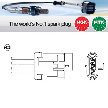 NGK OZA660-EE26 / 94810 Lambda Sensor Zirconia Type Oxygen O2 Exhaust Probe