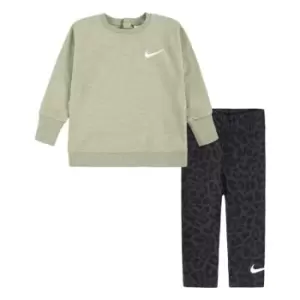 Nike Leopard Set Bb32 - Grey