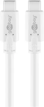 Goobay 67194 USB cable 1m USB 3.2 Gen 2 (3.1 Gen 2) USB C White