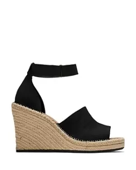 Toms Womens Ankle Strap Wedge Sandals