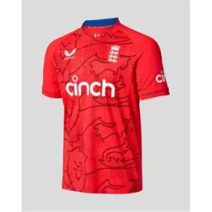 Castore England Cricket T20 Mens Shirt - Red