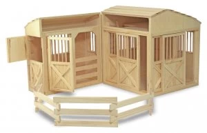 Melissa Doug Folding Horse Stable