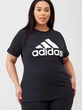 adidas BOS Co Tee - Black, Size 1X, Women