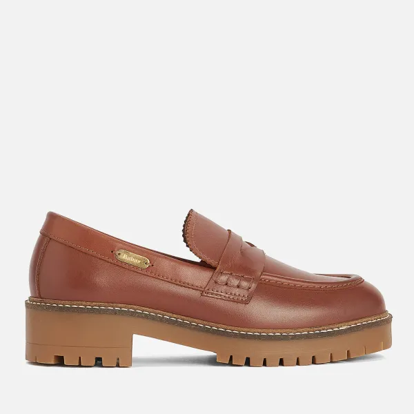 Barbour Womens Norma Leather Loafers - UK 6