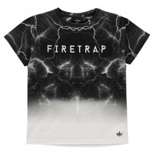 Firetrap Sub T Shirt Junior Boys - Lightening