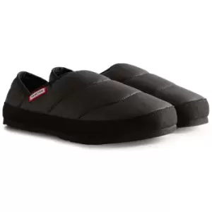 Hunter Mens Puffer Slippers Black 10 (EU44)