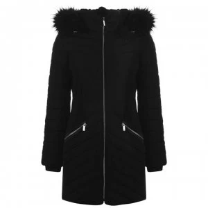 DKNY Stretch Puffer Jacket - Black