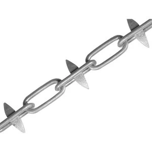 Faithfull Spike Chain Galvanised 6mm x 5m Box - Max. Load 250kg