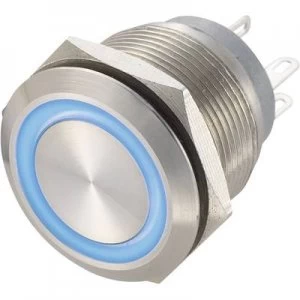 TRU COMPONENTS GQ22 11WEB W12V Tamper proof pushbutton 250 V AC 0.5 A 1 x OffOn IP67 momentary