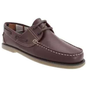 Dek Mens Moccasin Boat Shoes (12 UK) (BrownA Leather)