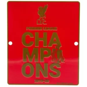 Liverpool FC Premier League Champions Window Sign