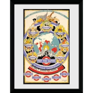 Transport For London Visit The Empire 12 x 16" Framed Collector Print