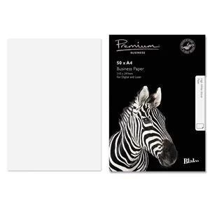 Original Blake Premium Business A4 120gsm Woven Paper High White Pack of 50