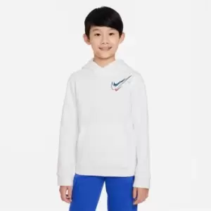 Nike Sportswear Big Kids (Boys') Fleece Hoodie - White