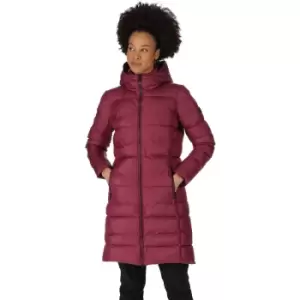 Regatta Womens Pandia II Long Length Padded Hooded Coat 12 - Bust 36' (92cm)