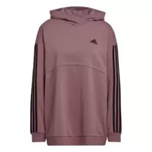 adidas Essentials Cotton 3-Stripes Hoodie (Maternity) Wom - Wonder Oxide / Black