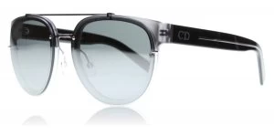 Dior Homme Black Tie 143S Sunglasses Grey Crystal / Black HEA 56mm