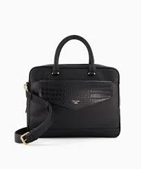 Dune Dominoe' Large Laptop Bag - black