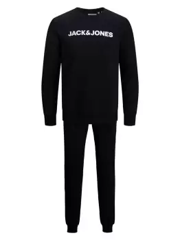 JACK & JONES Joggers And Sweatshirt Loungewear Men Black