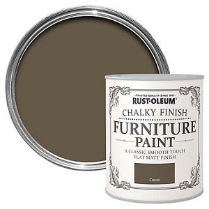 Rust-Oleum Cocoa Chalky effect Matt Furniture Paint 125ml