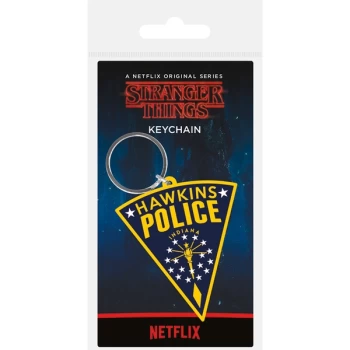 Stranger Things - Hawkins Police Patch Keychain