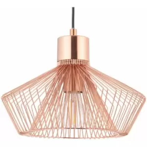 Hanging Ceiling Pendant Light modern copper wire Shade Designer Lamp Bulb Holder