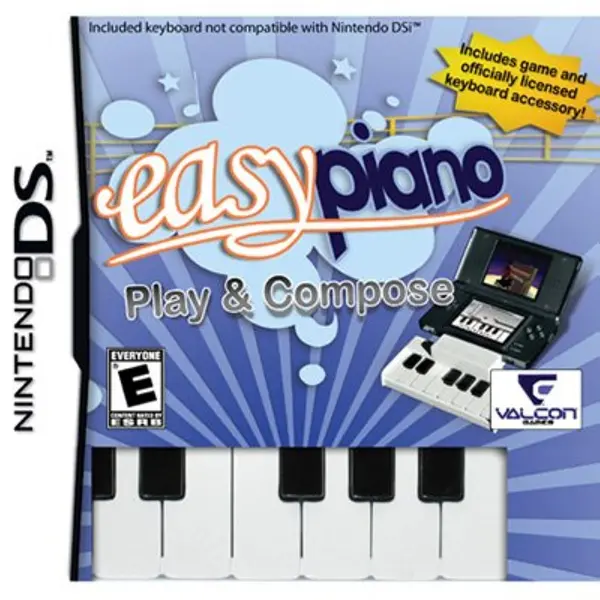 Easy Piano Play And Compose Nintendo DS Game