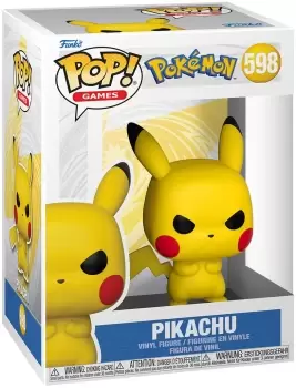 Pokemon Grumpy Pikachu vinyl figurine no. 598 Funko Pop! multicolor