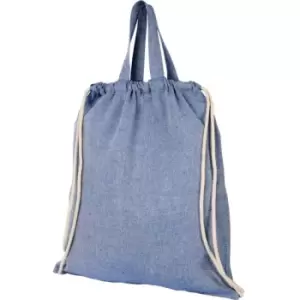 Bullet Adults Unisex Pheebs 150gm Drawstring Backpack (One Size) (Heather Blue) - Heather Blue