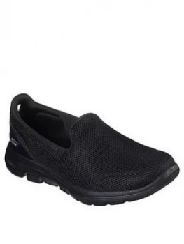 Skechers Go Walk 5 Athletic Air Mesh Slip On - Black