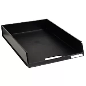 Exacompta Letter Tray C4 Plus Office, Black, Pack of 6