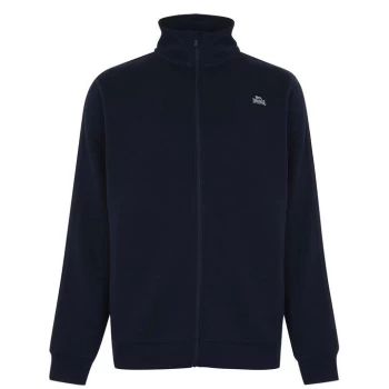 Lonsdale 2 Stripe Zip Sweatshirt Mens - Navy/White