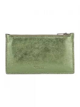 Coach Zip Card Case Green